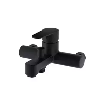 Смеситель для ванны с душем OneLife P07-100b черный