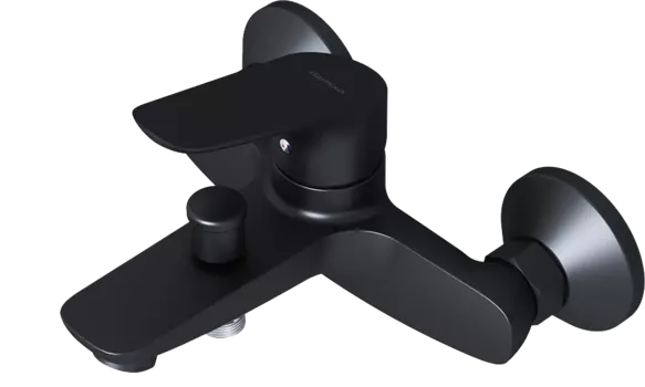 Смеситель для ванны с душем STWORKI Малвик HFMA10300 черный