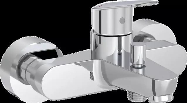 Смеситель для ванны с душем VitrA Flow Round A43057EXP хром