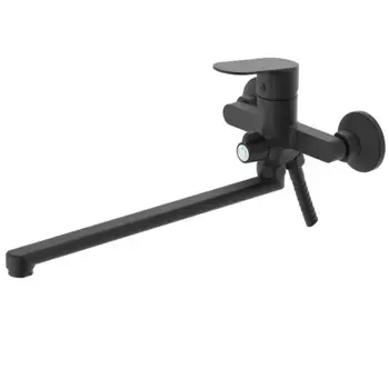 Смеситель для ванны с душем Voda Shore Black SHR31B черный