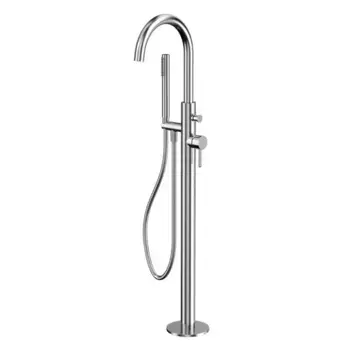 Смеситель для ванны с душем Whitecross Y Brushed Nickel Y1233NIB серый