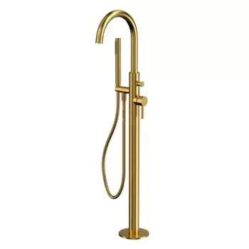 Смеситель для ванны с душем Whitecross Y brushed gold Y1233GLB золото