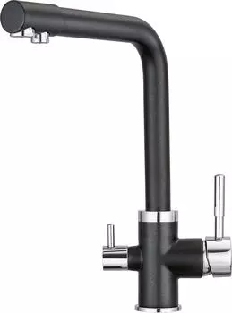 Смеситель для кухни Granula gr-2015 шварц