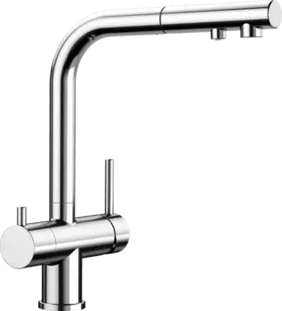 Смеситель хром с выдвижной лейкой Blanco Fontas-S II 525198