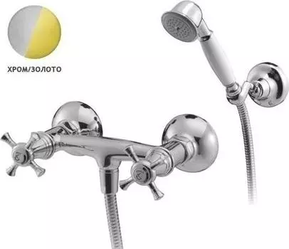 Смеситель Ideal Standard B9835AA B9659LS для душа, хром , золото, белый