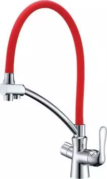 Смеситель Lemark Comfort LM3070C-Red для кухонной мойки