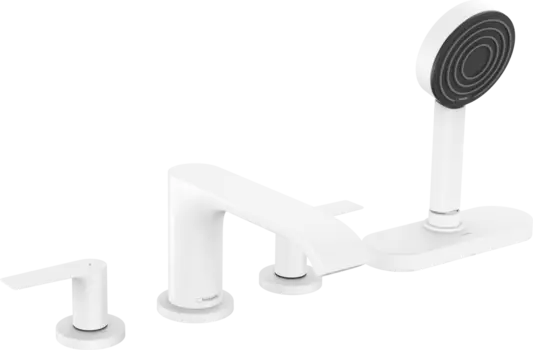 Смеситель на борт ванны Hansgrohe Vivenis 75444700, матовый белый