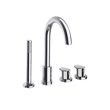 Смеситель на борт ванны RamonSoler Alexia 363302TM хром, термостат