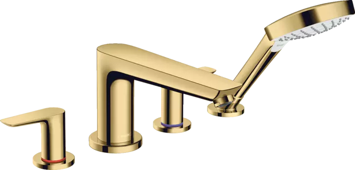 Смеситель на край ванны Hansgrohe Talis E 71748990, полированное золото