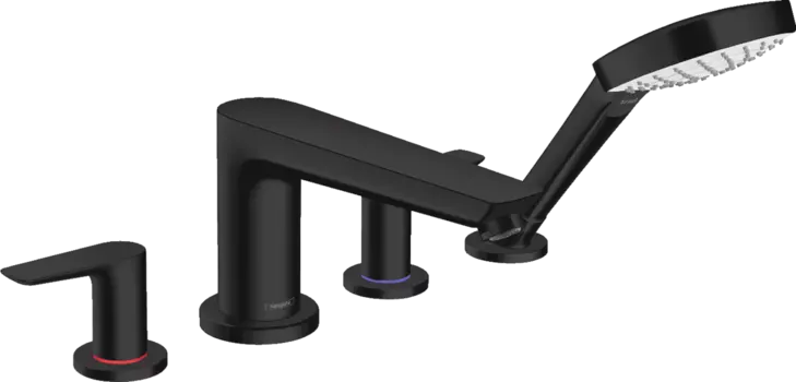 Смеситель на край ванны Hansgrohe Talis E 71748670, чёрный матовый