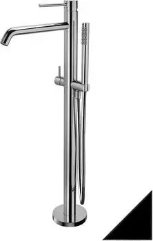 Смеситель для ванны с душем Paffoni Light LIG032NO черный