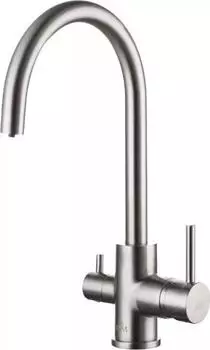 Смеситель Paulmark Essen Es213211-NI для кухонной мойки никель