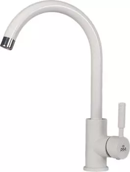 Смеситель Paulmark Holstein Ho212063-331 для кухонной мойки белый
