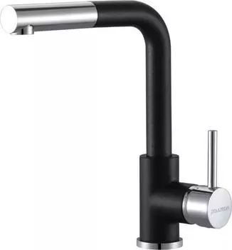 Смеситель Paulmark Kassel Ka214311-418 для кухонной мойки, чёрный металлик