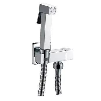 Смеситель с гигиеническим душем Haiba HB5502 хром
