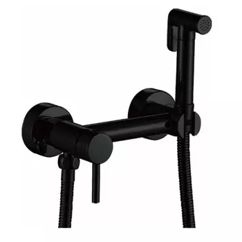 Смеситель с гигиеническим душем Haiba HB5510-7 черный