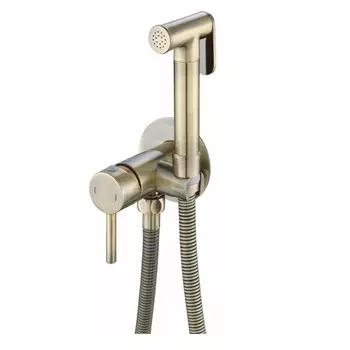 Смеситель с гигиеническим душем Haiba HB5511-4 бронза