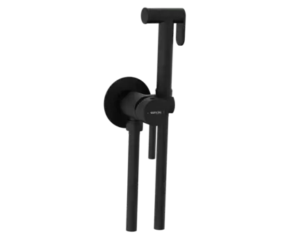 Смеситель с гигиеническим душем Sancos Start SC1001MB черный