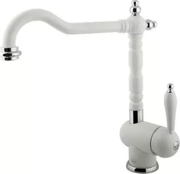 Смеситель Timo Morea 2406F white-matt для кухонной мойки