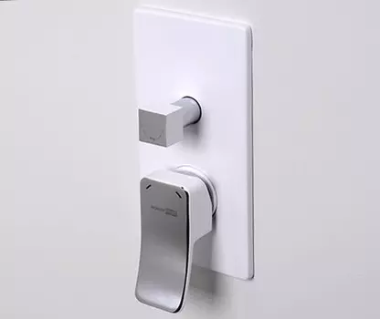 Смеситель WasserKRAFT Aller 10641WHITE для душа