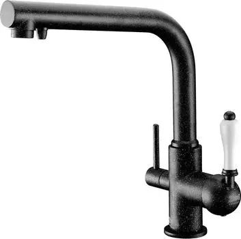 Смеситель Zorg Clean Water ZR 313 YF-33 чёрный металл для кухонной мойки