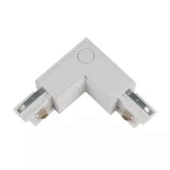 Соединитель для шинопроводов L-образный внутренний Uniel UBX-A22 White 09765