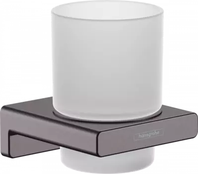 Стакан Hansgrohe AddStoris 41749340, матовый чёрный хром