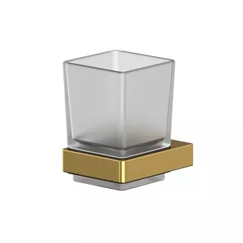 Стакан подвесной Whitecross Cubo CU2430GLB золото брашированное