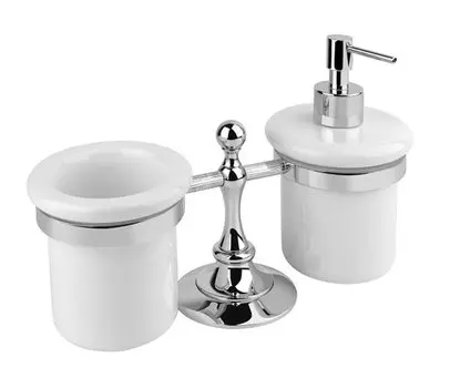 Стакан с диспенсером Cezares OLIMP-TDT-01-M, хром