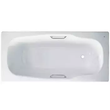 Стальная ванна BLB Atlantica 180х80 B80AS2001 handles белый