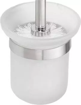 Стеклянная запасная чаша для ёршика Sapho X-Round NDX310, матовый белый