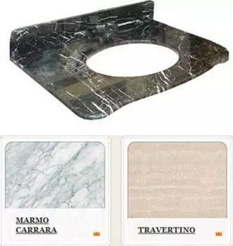 Столешница 108 см Cezares Emma EM/03.M1 travertino