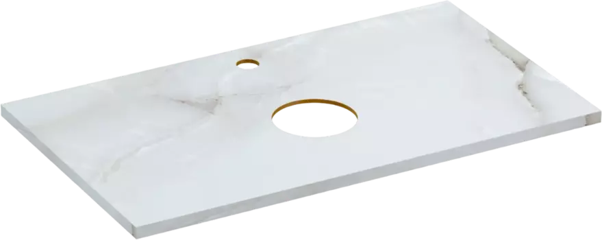 Столешница Cersanit Stone Aura 80 63854, светло-серый сатиновый
