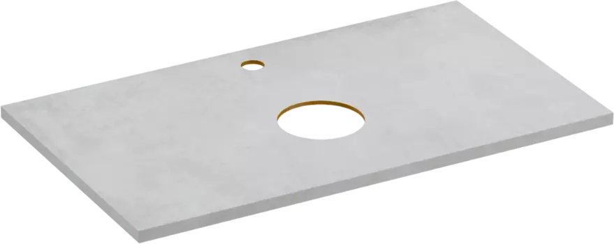 Столешница Cersanit Stone Balance 80 64186, серый матовый