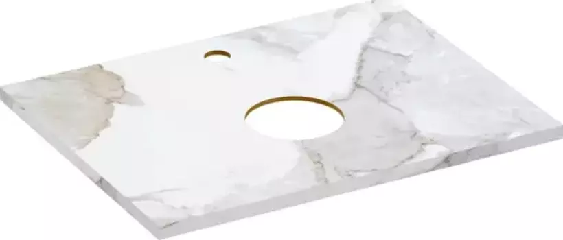 Столешница Cersanit Stone Life 60 63858, белый сатиновый