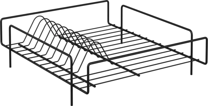 Сушилка Domaci Феррара Ac-10-01 35,5 см, для посуды, черный муар