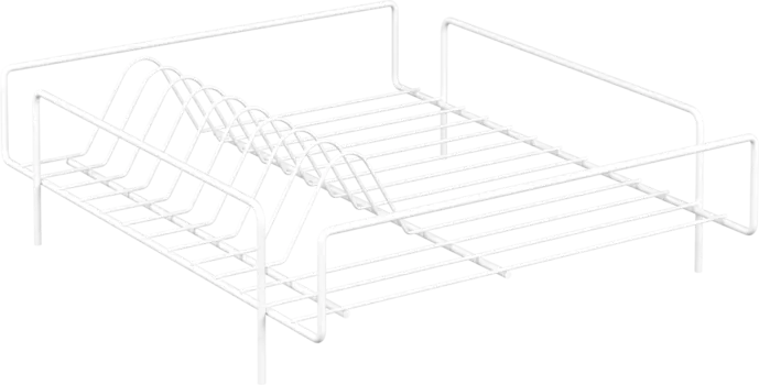 Сушилка Domaci Феррара Ac-10-02 35,5 см, для посуды, белый муар