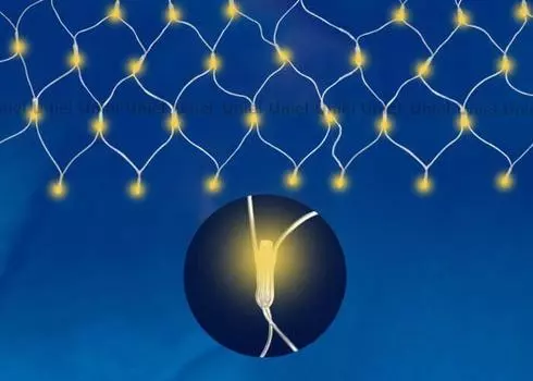 Светодиодная гирлянда Uniel сетка 220V желтый ULD-N2520-240/DTA YELLOW IP20 07939