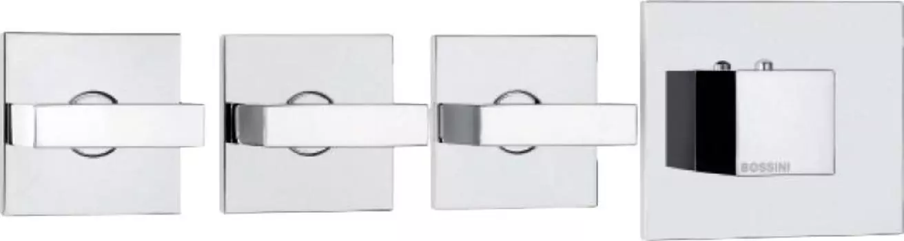 Термостат Bossini Rectangular 3 Outlets LP Z033205 для ванны с душем хром