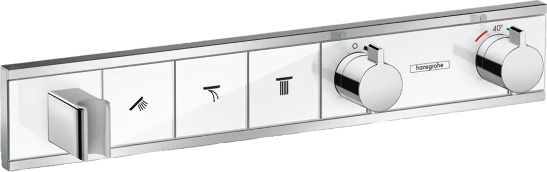 Термостат для душа Hansgrohe RainSelect 15356400, белый хром