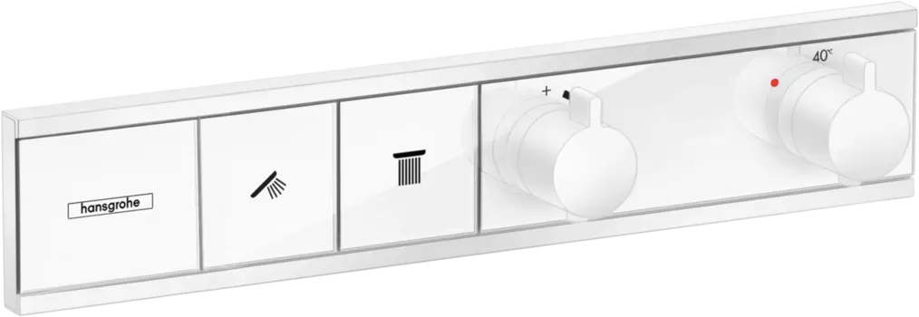 Термостат для душа Hansgrohe RainSelect 15380700, белый матовый