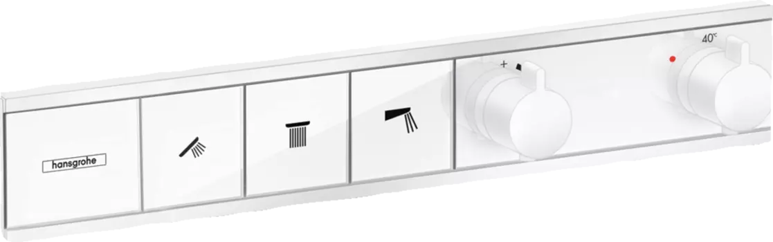 Термостат для душа Hansgrohe RainSelect 15381700, белый матовый