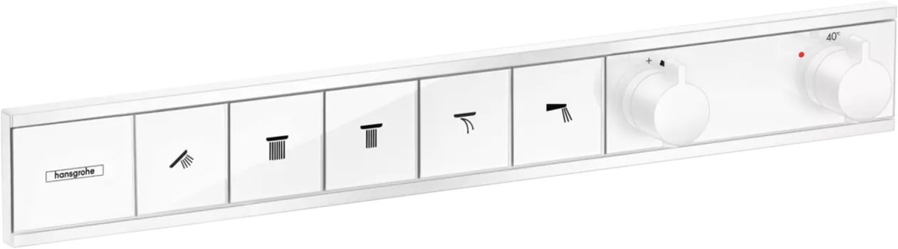 Термостат для душа Hansgrohe RainSelect 15384700, белый матовый