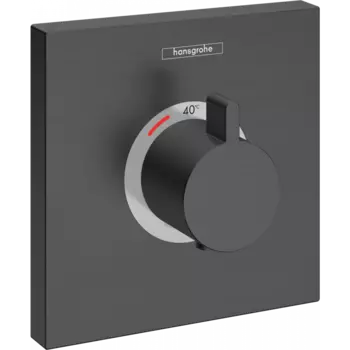 Термостат Hansgrohe ShowerSelect Highfow 15760340 для душа, шлифованный черный хром