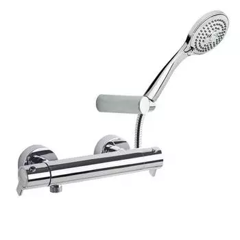 Термостатический смеситель для душа наружнего монтажа с душевым комплектом BLAUTHERM 9434T3