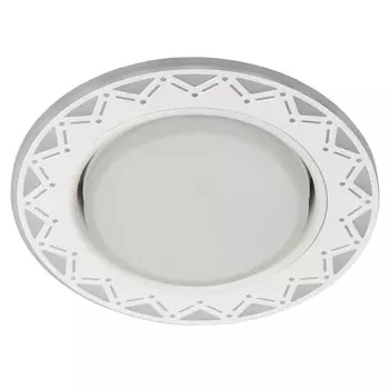 Точечный светильник ЭРА с подсветкой DK LD27 WH/WH Б0037388