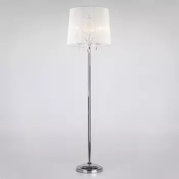 Торшер Eurosvet 2045/3F хром/белый