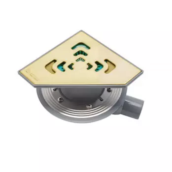 Трап душевой Pestan Angle Gold 13000126 золото