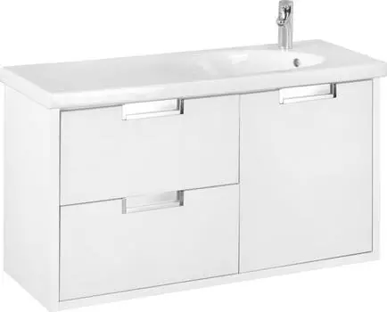 Тумба для комплекта 100 см Roca Etna 857302806 белый глянец