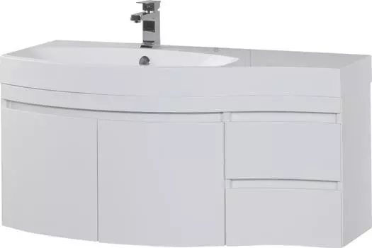 Тумба для комплекта Aquanet Опера 2-115 белая L